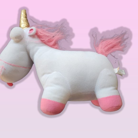 Despicable Me Plush Fluffy Agnus the Unicorn  Stuffed Animal Toy - Picture 4 of 5